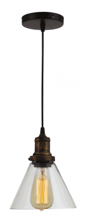 Lustre - Pendul Edison Bronz 1xE27 60W 007/1S