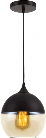 Lustre - Pendul Edison Negru 1xE27 60W
