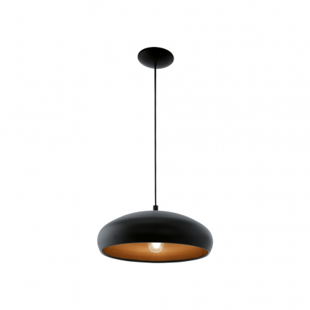 Lustre - Pendul Negru/Cupru 1X60W