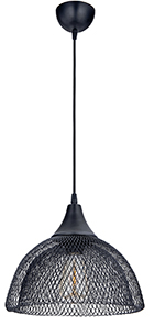 Lustre - Pendul Esin 1XE27 negru Oktay