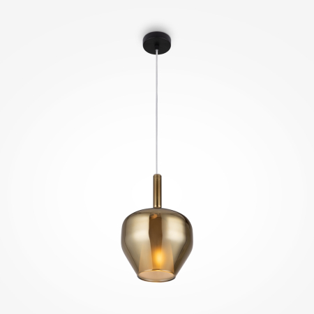 Lustre - Pendul Maytoni Duality MOD271PL-01B4 din sticlă fumurie și metal negru