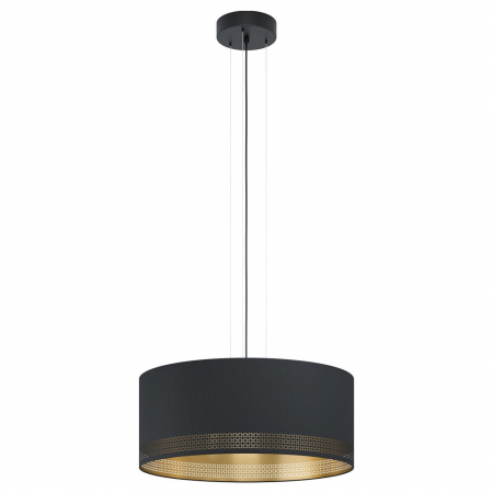 Lustre - Pendul Negru/Auriu 3X40W