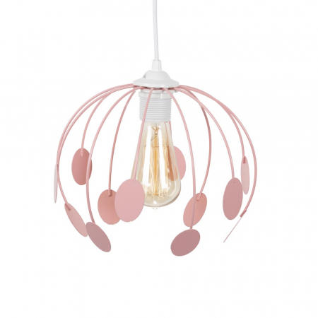 Lustre - Pendul Peri Drip Roz 1XE27 60W 70cm