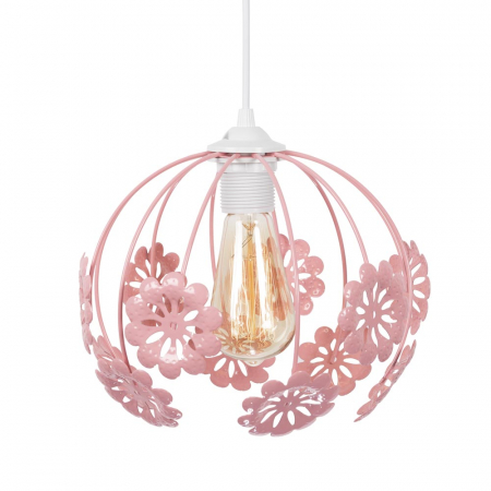 Lustre - Pendul Peri Flowers Roz 1XE27 60W 70cm