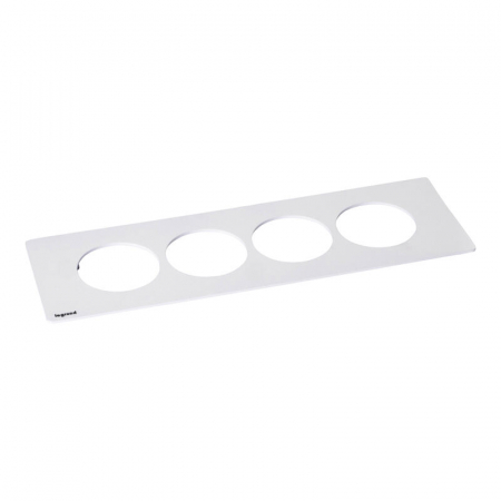 Incara  Legrand - Placa finisaj metal pentru Incara Disq'In 4 posturi