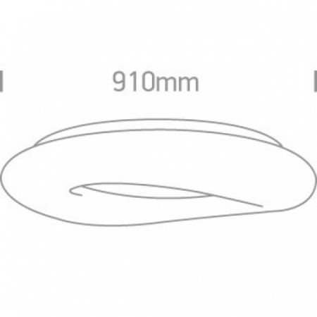 Plafoniera 108W, IP20, CRI80  62148D/W [1]