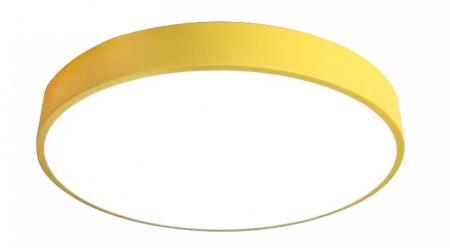 Aplice / Plafoniere - Plafonieră Macaron 52W CCT3000-6000K LED, galben, Erste