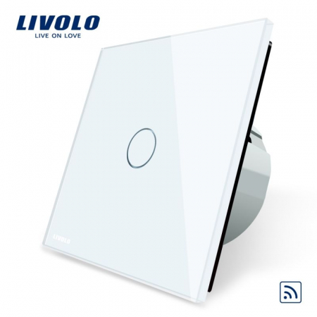 Intrerupator simplu wireless cu touch Livolo din sticla crystal [2]