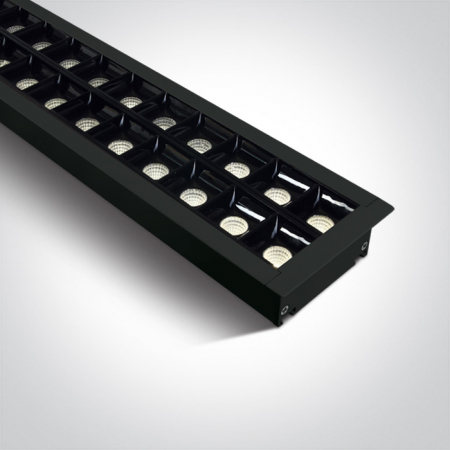 Panouri Led - Profil echipat cu led, 40W, UGR 19, Dimeniuni (L)1300mm x (l)80mm x (h)55 mm   38150BR/B/C   38150BR/B/W