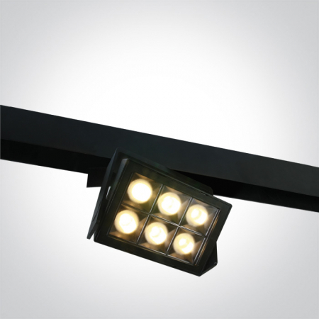 Iluminat Șine Magnetice - Proiector montaj pe sina magnetica 48V    42118L/B/W