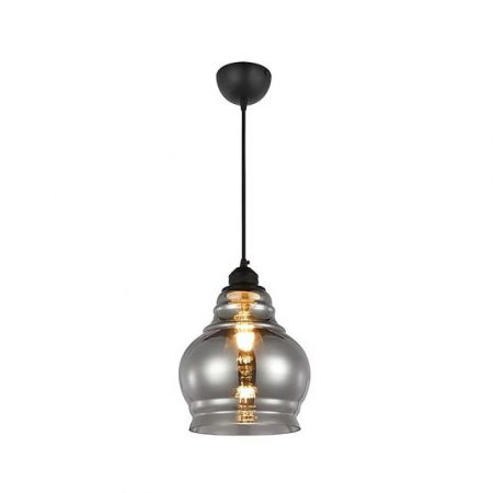 Lustre - Pendul sticla Rondo  Titanium