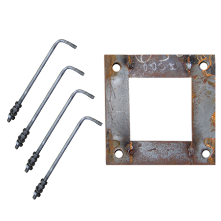 Stalpi de Iluminat - Set 4 Prezoane M20 pentru Stalp Galvanizat 11-12 M