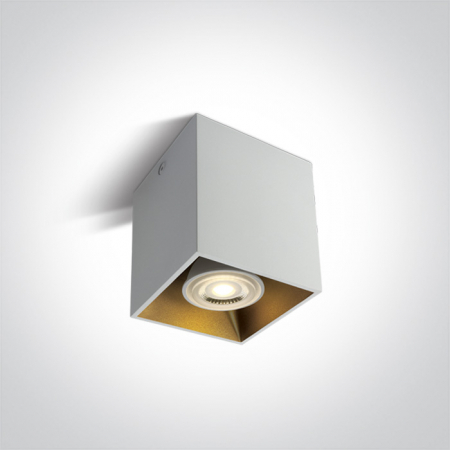 Spoturi / Proiectoare - Spot aplicat fix GU10, 10W, IP20 12105TA/W; 12105TA/B