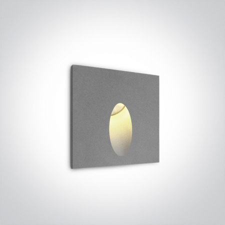 Iluminat Scari/Trepte - Spot de Veghe Incastrat, 3W, Dark Light, IP54  68032/B/W; 68032/AL/W; 68032/G/W