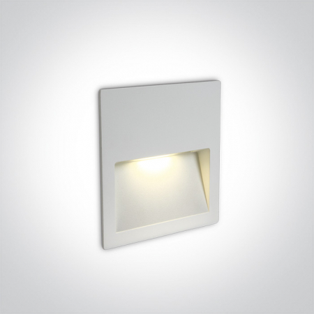 Spot de Veghe Incastrat, 3W, Dark Light, IP65, Lungime 115mm x Latime 115mm x Grosime 35mm  68068A/W/W [1]