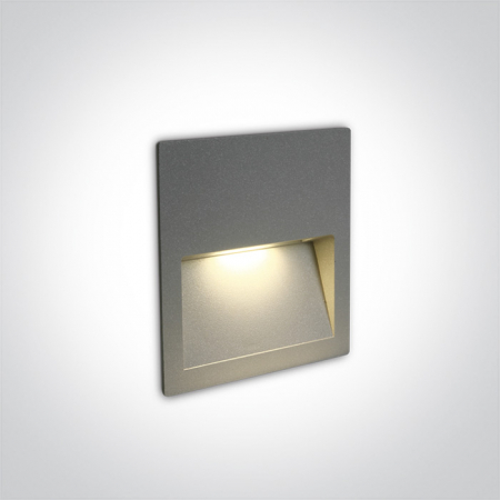 Spot de Veghe Incastrat, 3W, Dark Light, IP65, Lungime 115mm x Latime 115mm x Grosime 35mm  68068A/W/W [3]