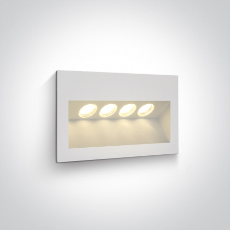 Iluminat Scari/Trepte - Spot de Veghe Incastrat, 4x1W, IP65 68048/W/W; 68048/AN/W; 68048/G/W