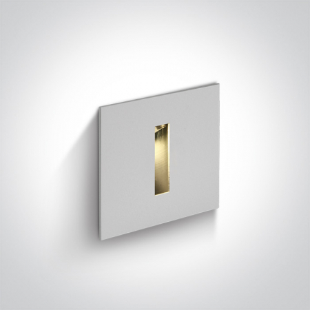 Iluminat Scari/Trepte - Spot de Veghe Incastrat, Dimmabil, 3W, Dark Light, IP54   68004/W/W; 68004/AL/W