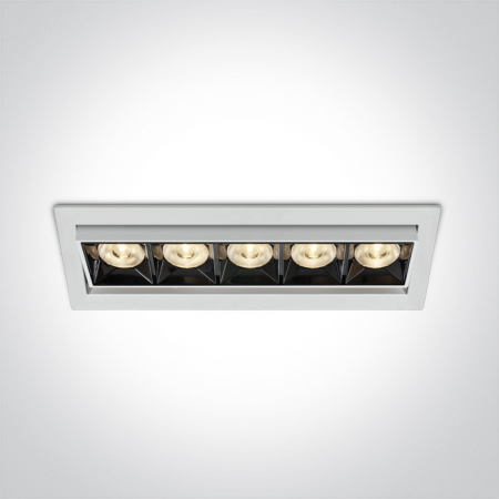Lustre - Spot incastrat orientabil, IP20 51506B/W/W; 51506B/B/W