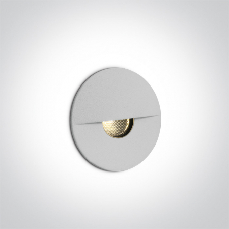 Spot led incastrat perete, 1W, IP65 68070/W/W; 68070/B/W; 68070/AL/W [1]