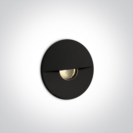 Iluminat Scari/Trepte - Spot led incastrat perete, 1W, IP65 68070/W/W; 68070/B/W; 68070/AL/W
