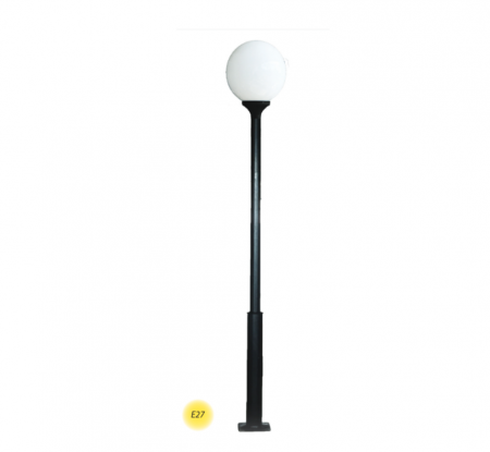 Stalpi Decorativi - Stalp Decorativ Echipat Glo 02 / 4M Negru