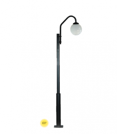 Stalpi Decorativi - Stalp Decorativ Echipat NGlo 02 / 3M Negru