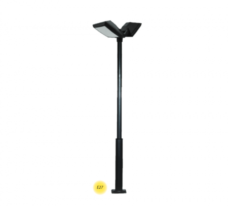 Stalpi Decorativi - Stalp Decorativ Echipat ROS 02 / 4M Negru