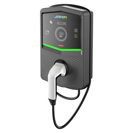 Statii Incarcare Electrice - Statie de incarcare electrica I-CON Wallbox, activare RFID + Bluetooth, 22kW, conector T2 cu cablu