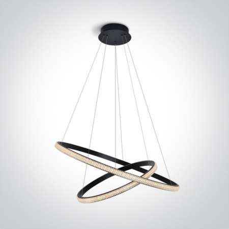 Lustre - Suspensie Led, 40W, IP20, Diametru 700mm x Inaltime 1500mm  63054B/B