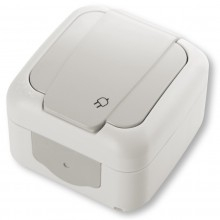 Aparataj Aplicat - Priza Simpla PT IP54 Viko