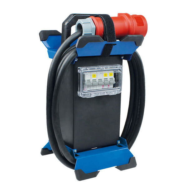 Prelungitor Stecky 12 pentru santier cu 4 prize monofazice schuko 16A 250V , 1 priza trifazica CEE 5 poli 16A IP44 si 1 priza trifazica CEE 5 poli 32A IP44 [2]
