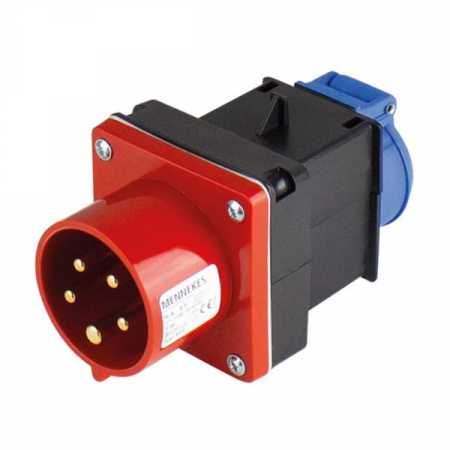 Stechere - Stecher adaptor de la trifazic 5 poli 16A 11kw la monofazic 16A IP44