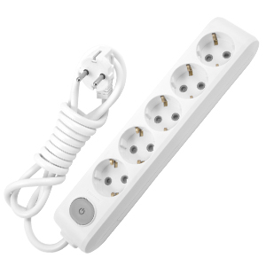 Prelungitoare - Prelungitor Schuko 5P, protectie copii, 3m