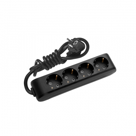 Prelungitoare - Prelungitor Schuko 4P, protectie copii, 2m