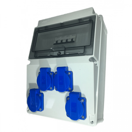Tablou organizare santier - panou-din-plastic-echipat-1-priza-5-poli-32a-si-2-prize-monofazice-16a-190x140mm-1763-1764-1765-1766-1767-1768-1769-1770-1771-1772-1773-1774-1775-1776-1783