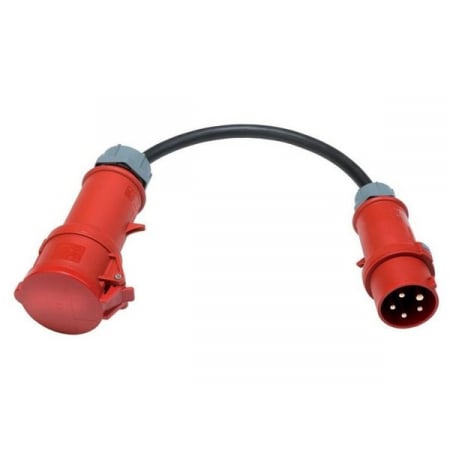 ECHIPAMENTE ELECTRICE - Prelungitor trifazic 1 m, Titanex 5x2.5, terminale 16A-32A
