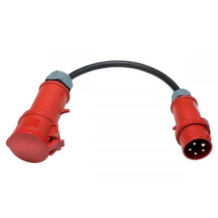 ECHIPAMENTE ELECTRICE - Prelungitor trifazic 1 m, Titanex 5x2.5, terminale 32A-16A