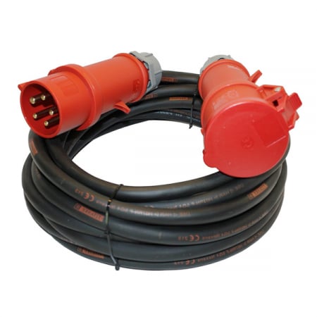 Prelungitoare - Prelungitor trifazic 3 m, Titanex 5x6, terminale 32A