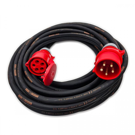 Prelungitoare - Prelungitor trifazic 20 m, Titanex 5x2.5, terminale 16A