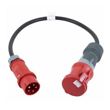 ECHIPAMENTE ELECTRICE - Prelungitor trifazic 1 m, Titanex 5x6, terminale 32A-63A