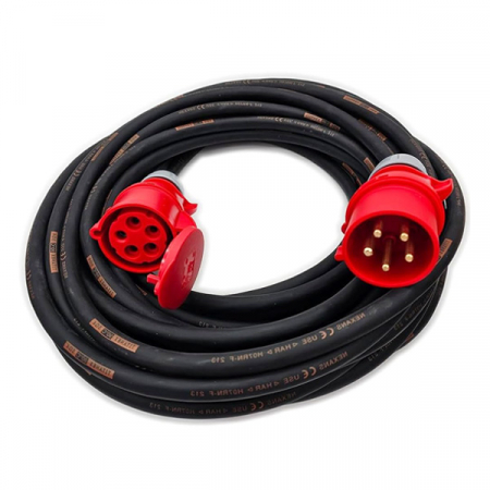 Prelungitoare - Prelungitor trifazic 10 m, Titanex 5x2.5, terminale 16A