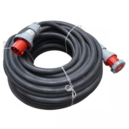 Prelungitoare - Prelungitor trifazic 50 m, H07RN-F 5G16, terminale 63A