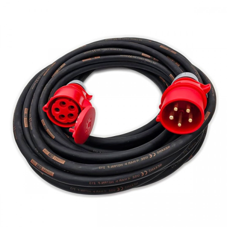 Prelungitoare - Prelungitor trifazic 5 m, Titanex 5x2.5, terminale 16A