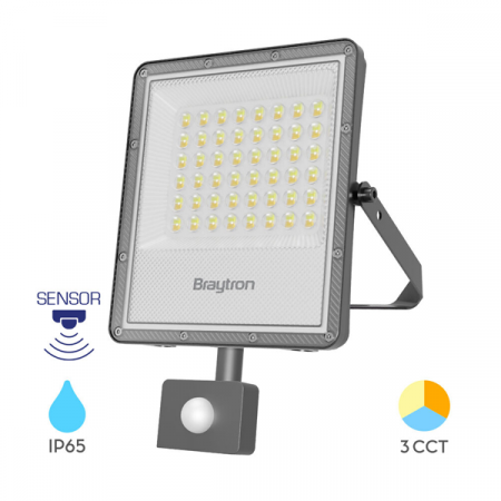 Proiectoare - PROIECTOR LED PF 50W 3CCT+SENZOR 5500lm