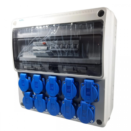 Tablou organizare santier - panou-din-plastic-echipat-1-priza-5-poli-32a-si-2-prize-monofazice-16a-190x140mm-1763-1764-1765-1766-1767-1768-1769-1770-1771-1772-1773-1774