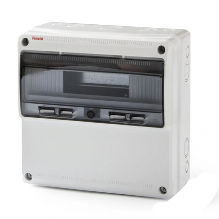 Tablou organizare santier - Tablou organizare santier neechipat ABS 16 module usa de vizitare transparenta 330x330x155mm