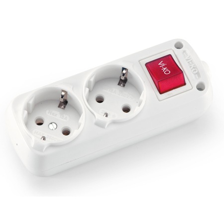 MULTIPRIZE, STECHERE, CUPLE - Multipriza Schuko 2 prize,fara fir, intrerupator