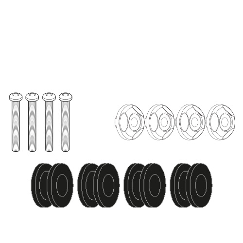 Kit fixare parbriz-YAMAHA-N-Max 125-155 (21 - 24) [2]