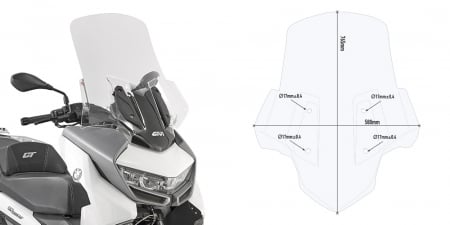 C 400 GT (19 - 23) - Parbriz BMW C 400 GT (19 - 24)        